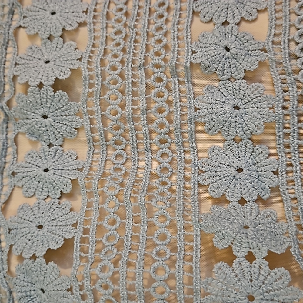 NWT Stunning Glory Connection Gemma Midi Lace Overlay Dress Sz. L Fits Like M - Picture 4 of 15